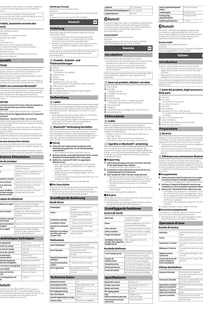 yamaha雅马哈EP-E30A User Guide Basic